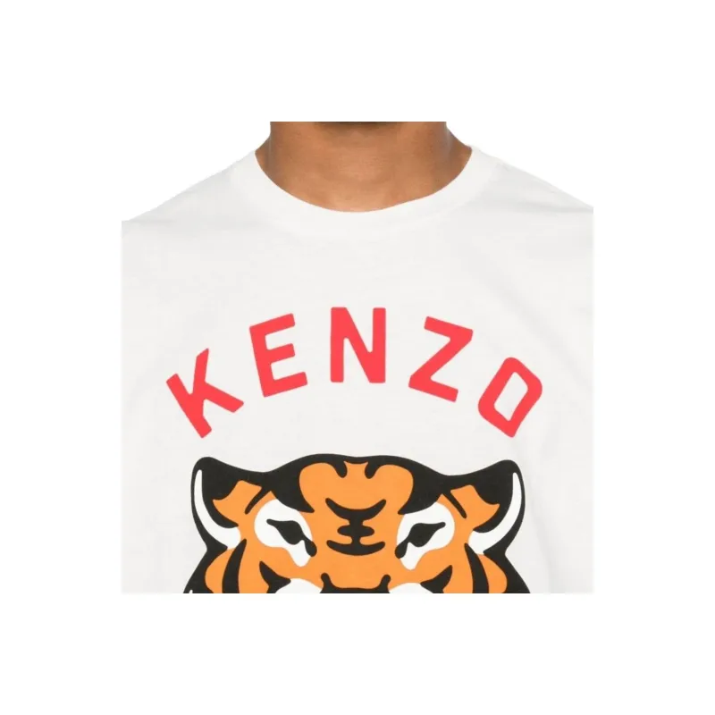 KENZO Lucky Tiger Oversize T Shirt 'Off White'-5