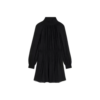 CELINE Mini Dress In Silk Georgette