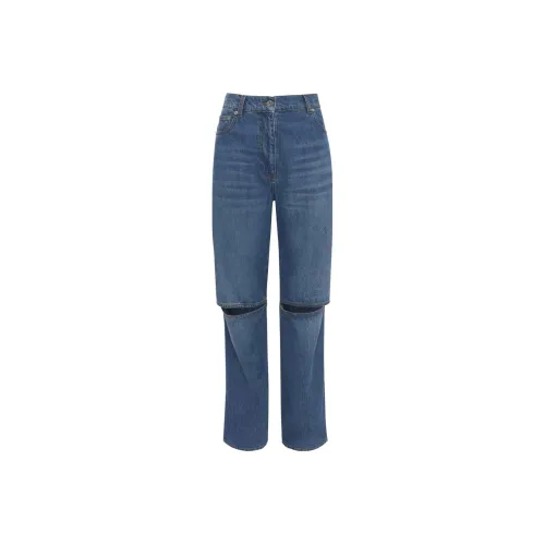 JW Anderson Cut Out Knee Bootcut Jeans