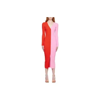 Staud Long-Sleeved Dresses Women's Multicolor