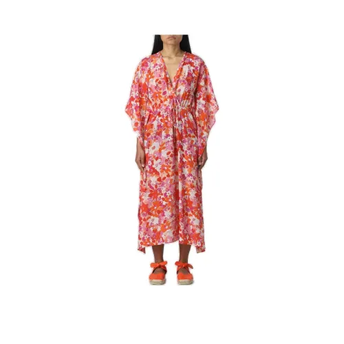 MaxMara Studio Long Sleeved Dresses Women's Multicolor