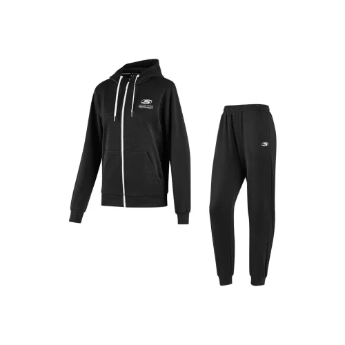 Skechers Basic Sports Series Casual Suit Women's Carbon Black
