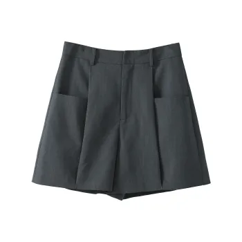 Fstudio Casual Suit Shorts Women's Gray