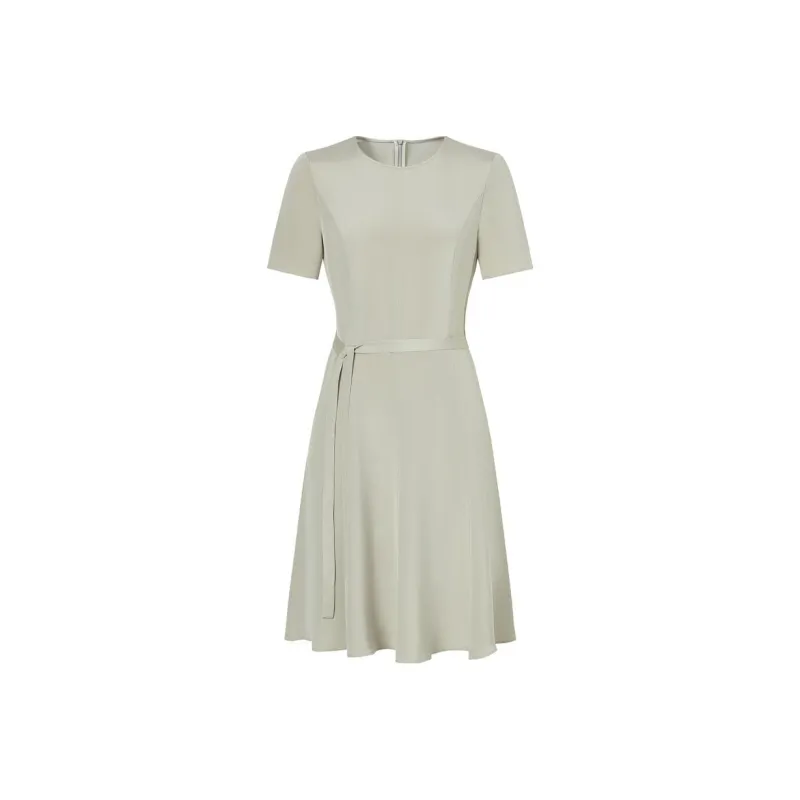 JZ Juzui Short Sleeved Dress Women's Light Green-0