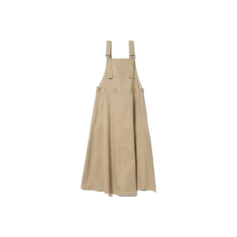 Beams Sleeveless Dresses Women's Beige-0