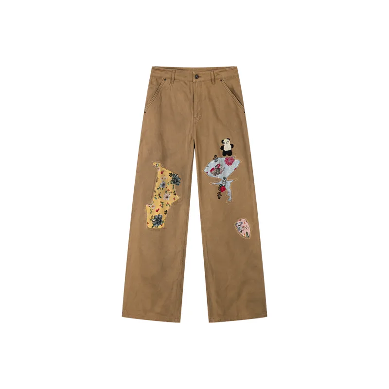 UOOYAA Cargo Pants Women's Khaki-0