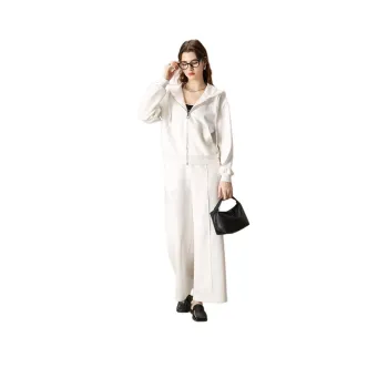 FENHONGMALI Casual Suit Women's White