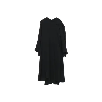 Yohji Yamamoto Long Sleeved Dresses Women's Black