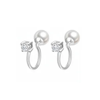 CENTURY&KINDLE S925 Silver Clip On Earrings Women's