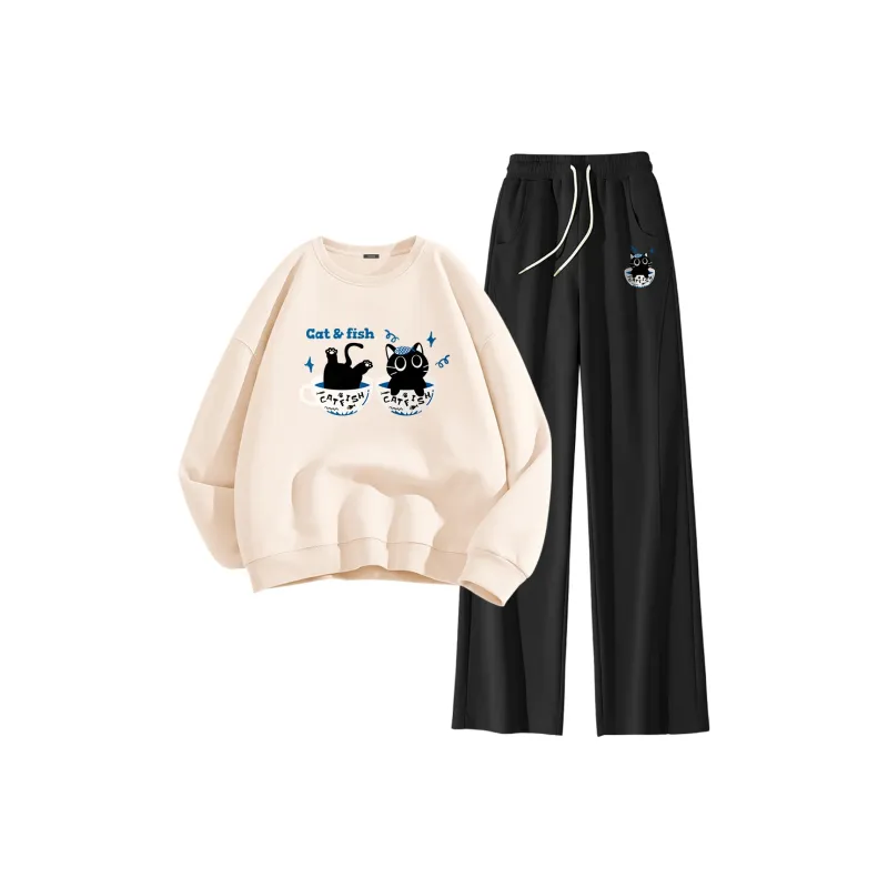 MINISO Sweatshirt Set Women's 2 Pack-4