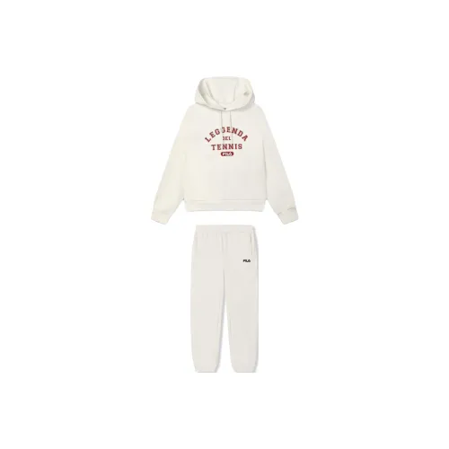 FILA Casual Suits Women's Cloud White+Steam White