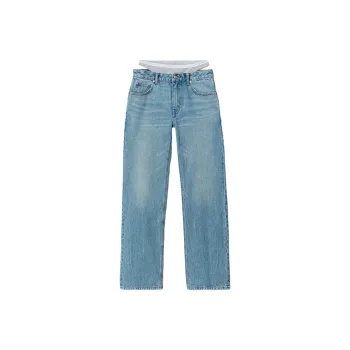 Alexander Wang Logo Patch Jeans