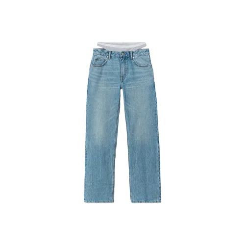 Alexander Wang Logo Patch Jeans