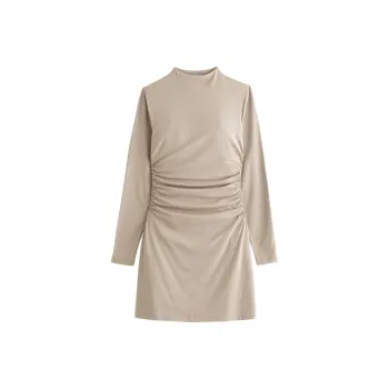 Abercrombie＆Fitch Long Sleeved Dresses Women's Taupe