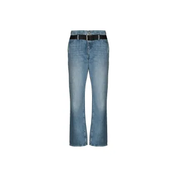 Rta Dexter Belted Boyfriend Jeans