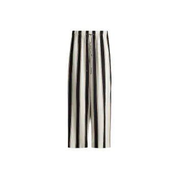 H&M Casual Pants Women's White/Stripes