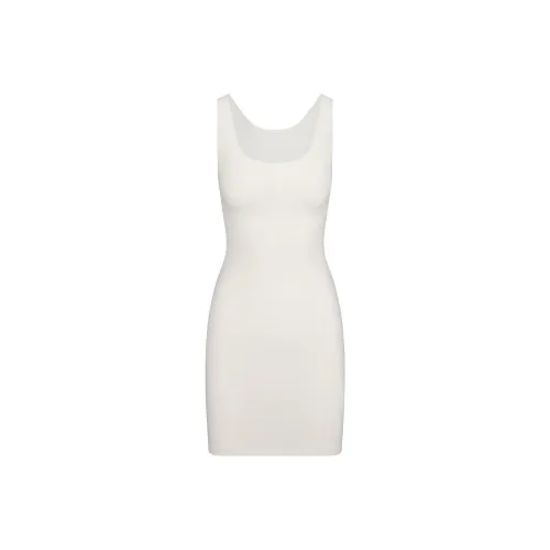 Skims Sleeveless Dresses Women's White
