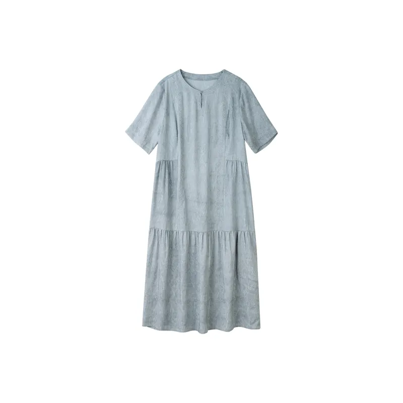 / Short Sleeved Dresses Women's-3