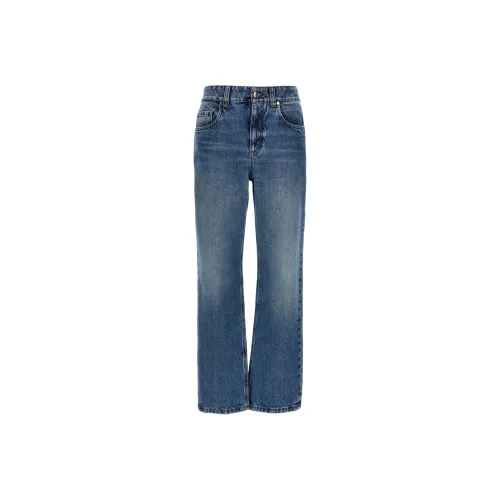 Brunello Cucinelli High Waist Straight Leg Jeans