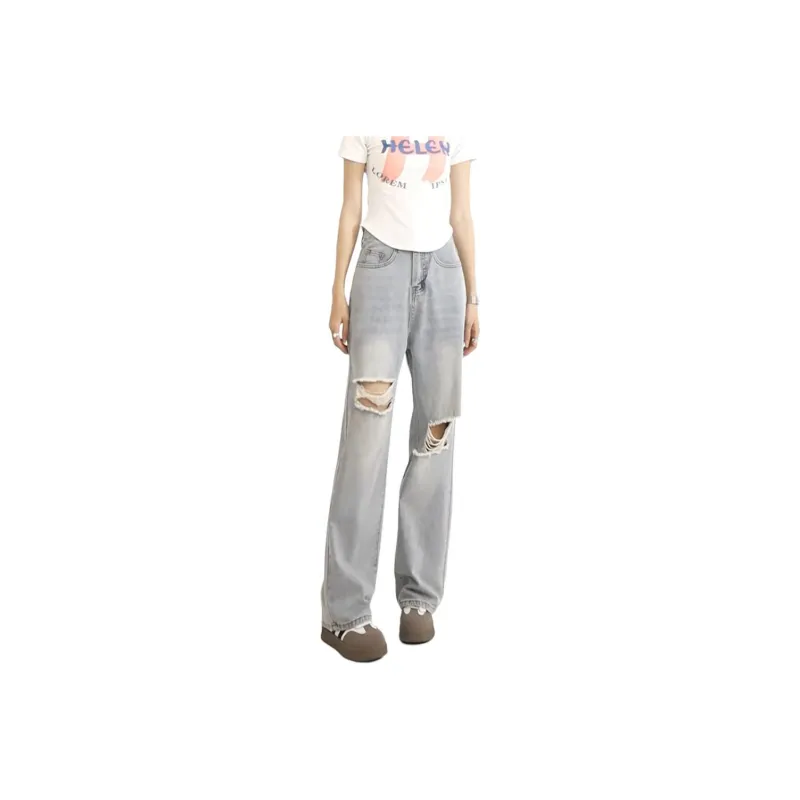 HELEH Jeans Women's Light Blue-0