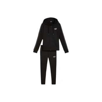 PUMA Metallic Tracksuit Casual Suit Women's Black