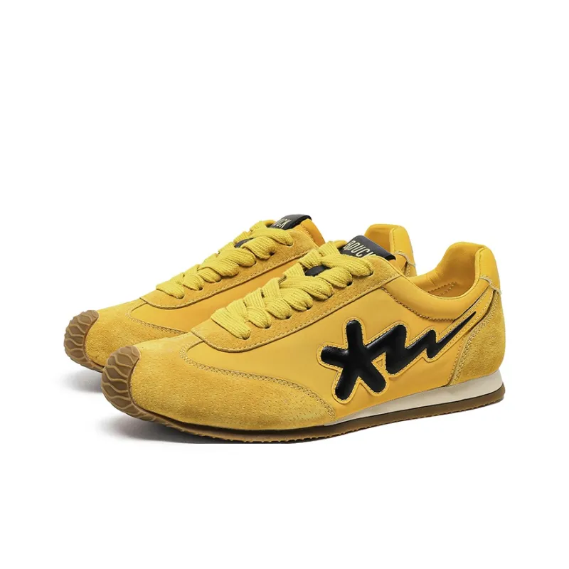 B.Duck Summer Travis Scott X AJ1 Lightning Collection Casual Shoes Women's Low Top Beige/Yellow/Red/Pink-7