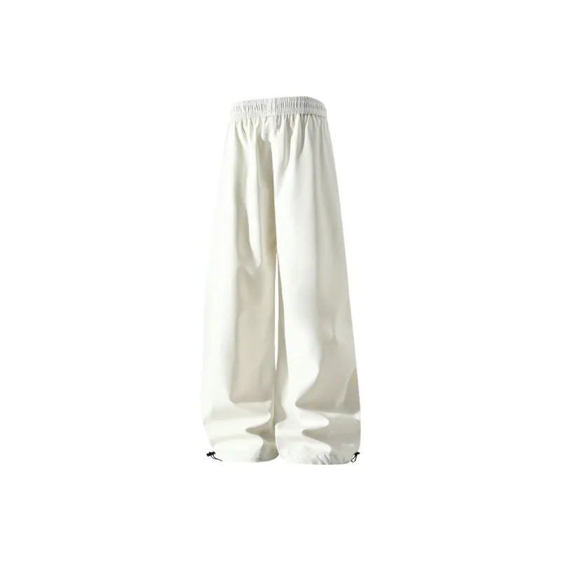 ABCNF Casual Pants Unisex Beige-1