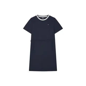 FILA Short Sleeved Dresses Women's Dark Blue