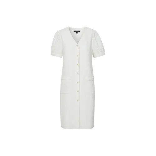 Firststation Short Sleeved Dresses Women's White