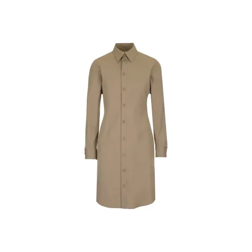 Bottega Veneta Button-Up Mini Shirt Dress