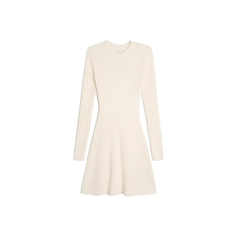 Hollister Long-Sleeved Dresses Women's Ecru-0