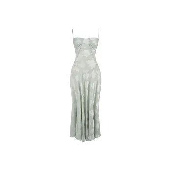 HOUSE OF CB SEREN Slip Dress Women's PISTACHIO/Light Green