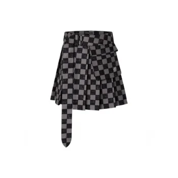 LOUIS VUITTON FW21 Skirt Women's Purple Gray