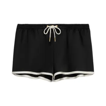 CELINE Mini Triomphe Shorts In Satin