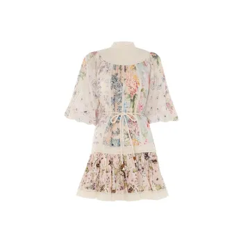 Zimmermann FW24 Long-Sleeved Dresses Women's Beige