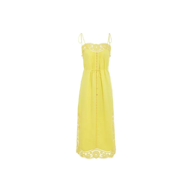 Zimmermann Slip Dresses Women's Yellow-0