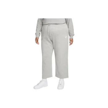Nike Sportswear Club Fleece Women's Mid-Rise Wide-Leg Sweatpants Plus Size