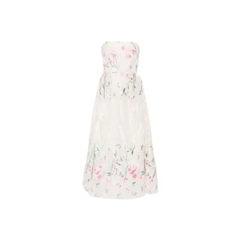 ELIE SAAB Floral embroidered Tulle Gown