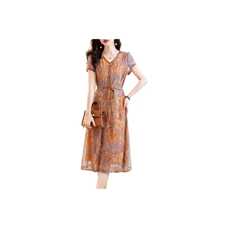 Mula Short Sleeved Dresses Women's-3
