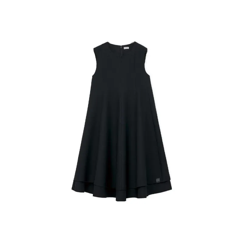 LOEWE Double Layer Dress 'Black'-0