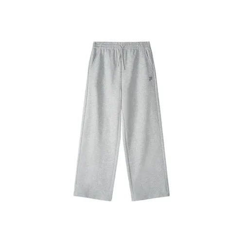 FILA FUSION FOB Knitted Sports Pants Women's Cloud Gray Heather Gray