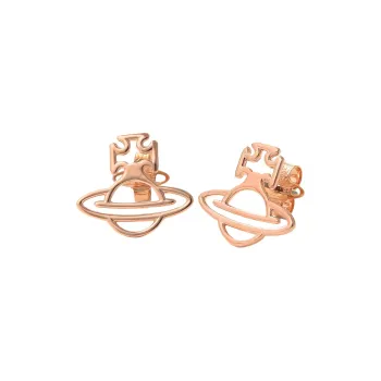 Vivienne Westwood Brass, Rose Gold Earrings Women's Pink Gold