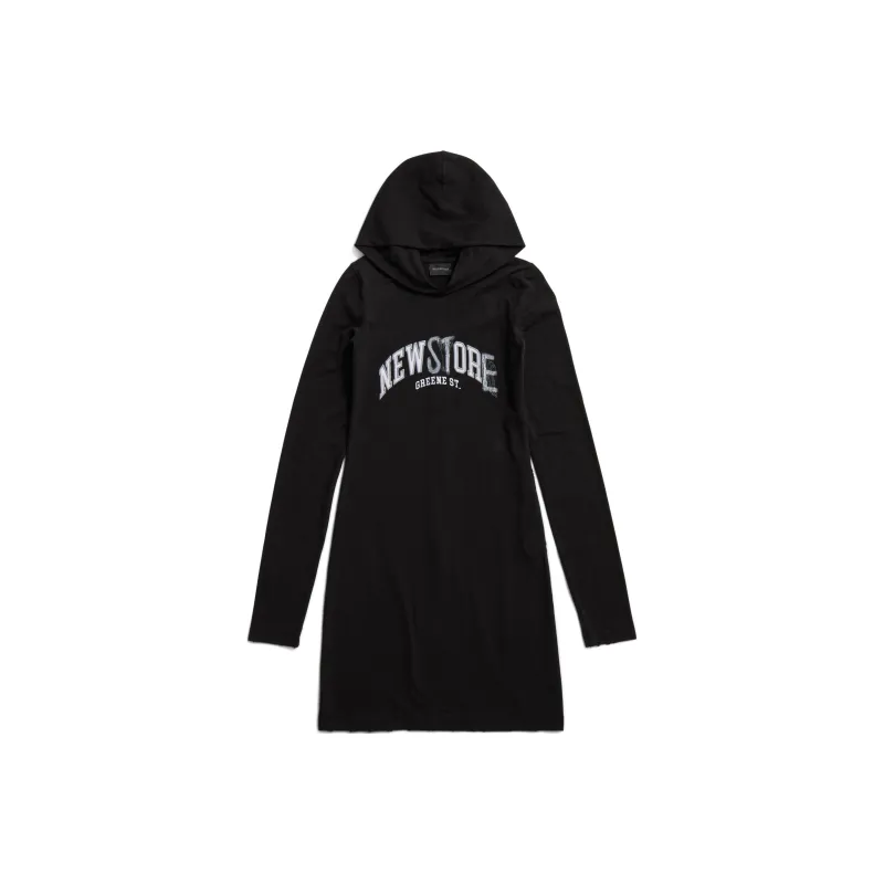 Balenciaga FW24 Long-Sleeved Dresses Slim Fit Women's Black-0