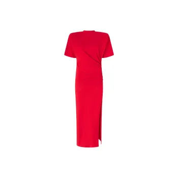 PINKO Short Sleeved Dress Women's Red