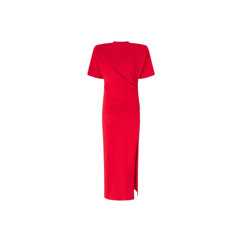 PINKO Short Sleeved Dress Women's Red-0