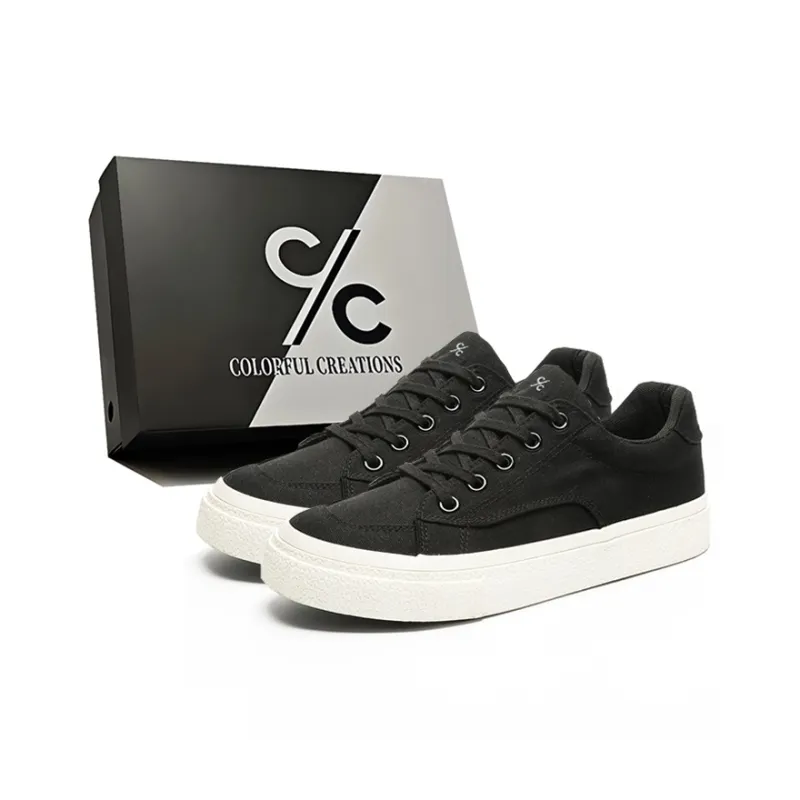 Colorful Creations Abrasion Resistant, Breathable, Waterproof, Slip Resistant Low Top Canvas Shoes Men's-0