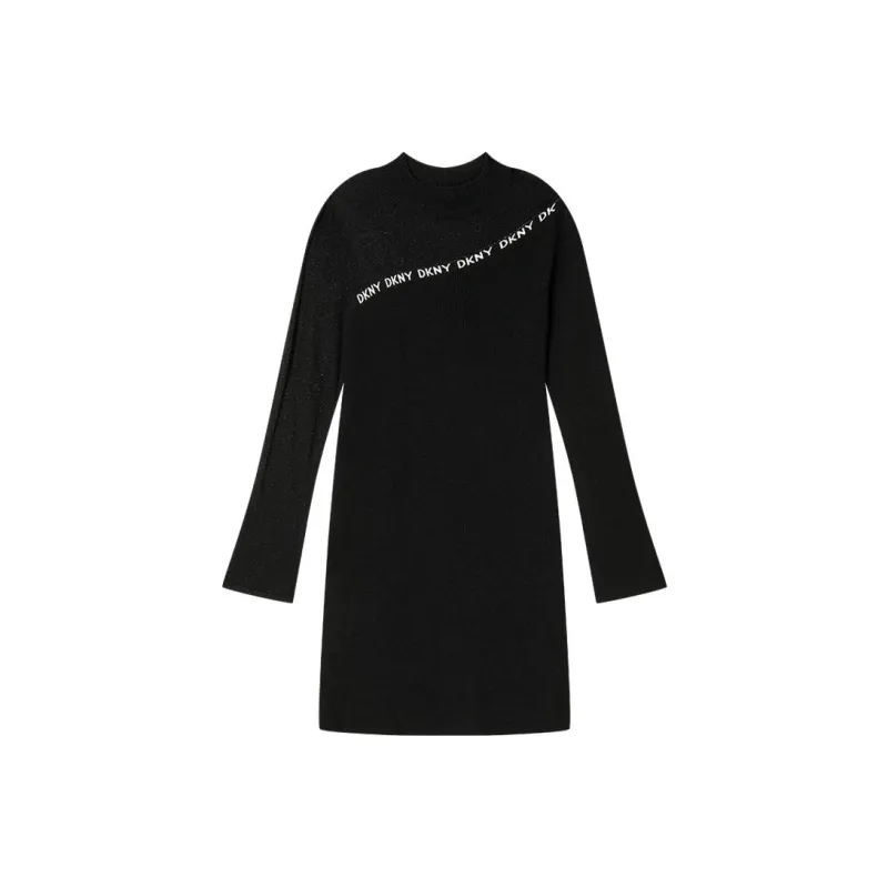 DKNY Long-Sleeved Dresses Women's Black-0