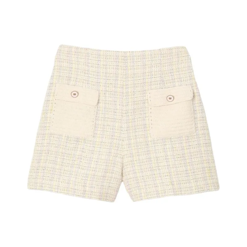 Sandro Tweed Shorts-0