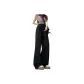 Black-Extended Length Pants