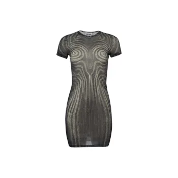 Jean Paul Gaultier Spiral Mini Dress